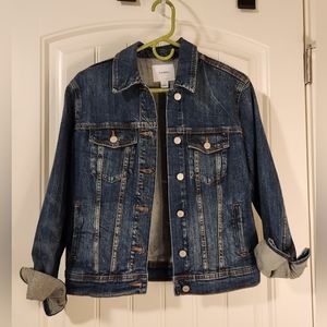 Medium Old Navy Classic Denim Jacket, dark wash